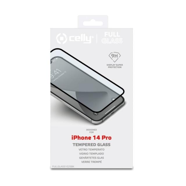 Celly - Full Glass Protector de pantalla Apple 1 pieza(s) - FULLGLASS1025BK