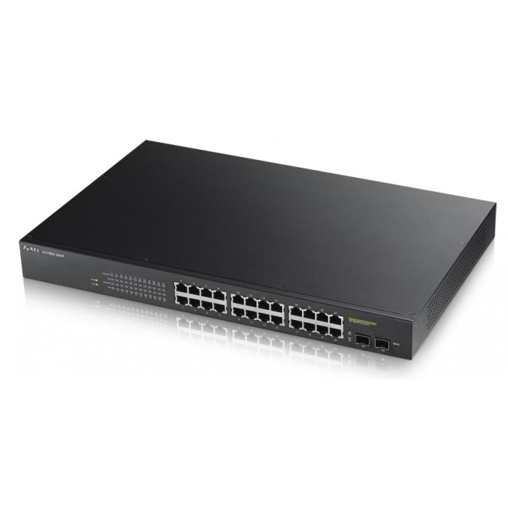 Zyxel - GS1900-24HP Gestionado L2 Gigabit Ethernet (10/100/1000) Energía sobre Ethernet (PoE) Negro