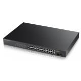 Zyxel - GS1900-24HP Gestionado L2 Gigabit Ethernet (10/100/1000) Energía sobre Ethernet (PoE) Negro