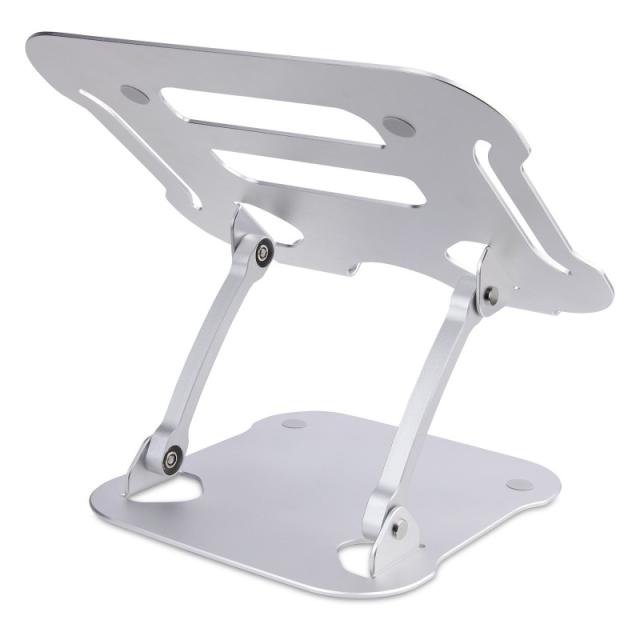 StarTech.com - Soporte Ergonómico de Ordenador para Sobremesa - Base Soporte Ergonómico para Portátil de Altura Ajustable - Alum