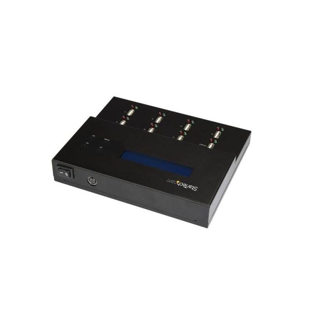 StarTech.com - Clonador Autónomo 1:7 para Memorias USB - Copiador de Unidades de Memoria USB - Copia Sector por Sector de Sistem