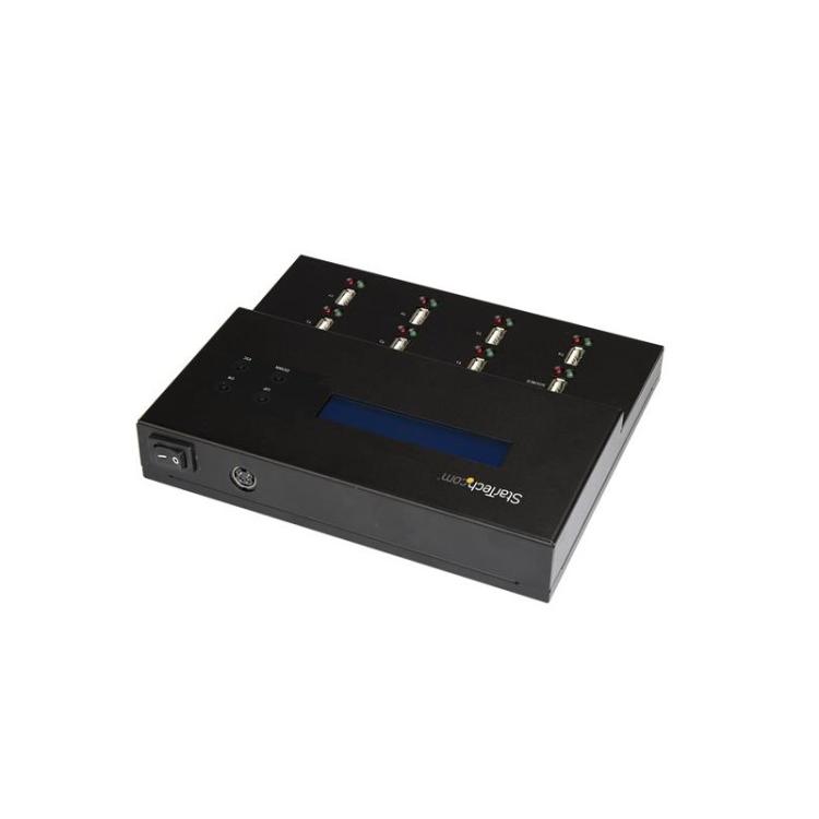 StarTech.com - Clonador Autónomo 1:7 para Memorias USB - Copiador de Unidades de Memoria USB - Copia Sector por Sector de Sistem