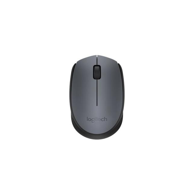 Logitech - M170 Grey-K ratón Oficina Ambidextro RF inalámbrico Óptico 1000 DPI