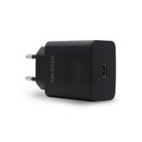 AISENS - Cargador USB-C PD 3.0 1 Puerto 1x USB-C 20 W, Negro