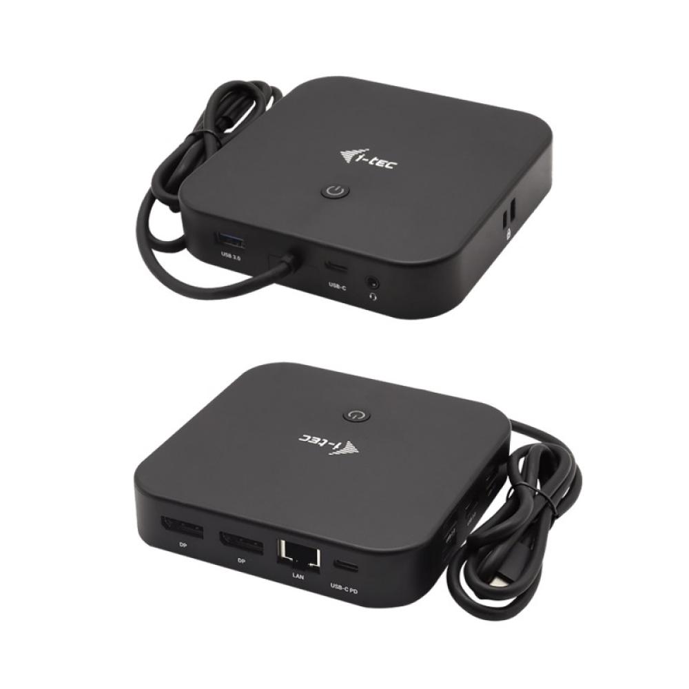i-tec - USB-C Dual Display Docking Station with Power Delivery 100 W
