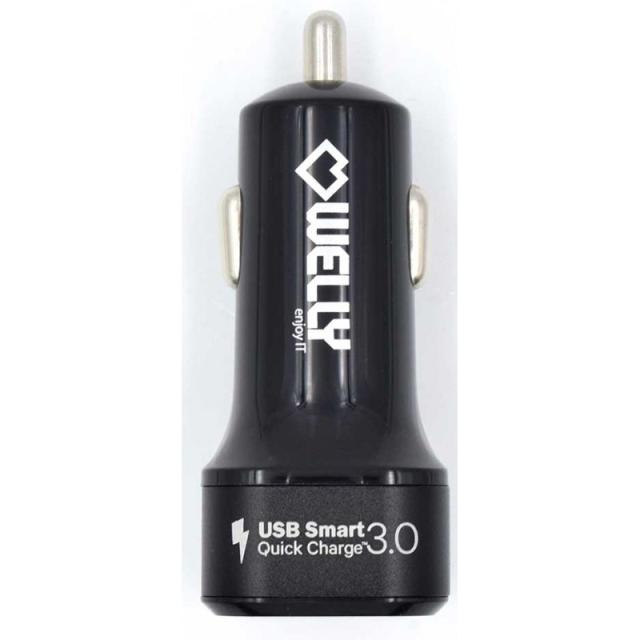 Welly Enjoy IT - WY11001 cargador de dispositivo móvil Universal Negro Encendedor de cigarrillos Carga rápida Auto