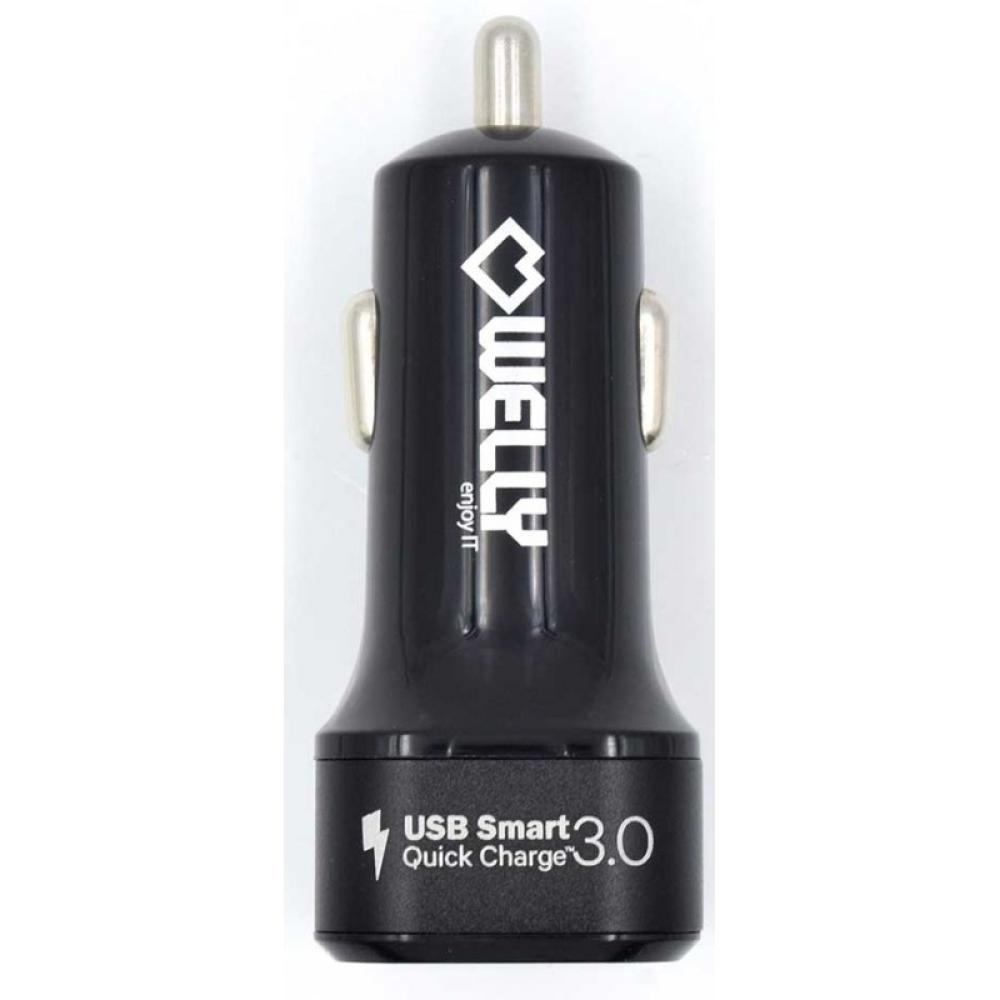 Welly Enjoy IT - WY11001 cargador de dispositivo móvil Universal Negro Encendedor de cigarrillos Carga rápida Auto