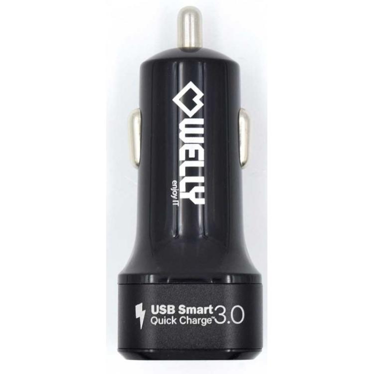 Welly Enjoy IT - WY11001 cargador de dispositivo móvil Universal Negro Encendedor de cigarrillos Carga rápida Auto