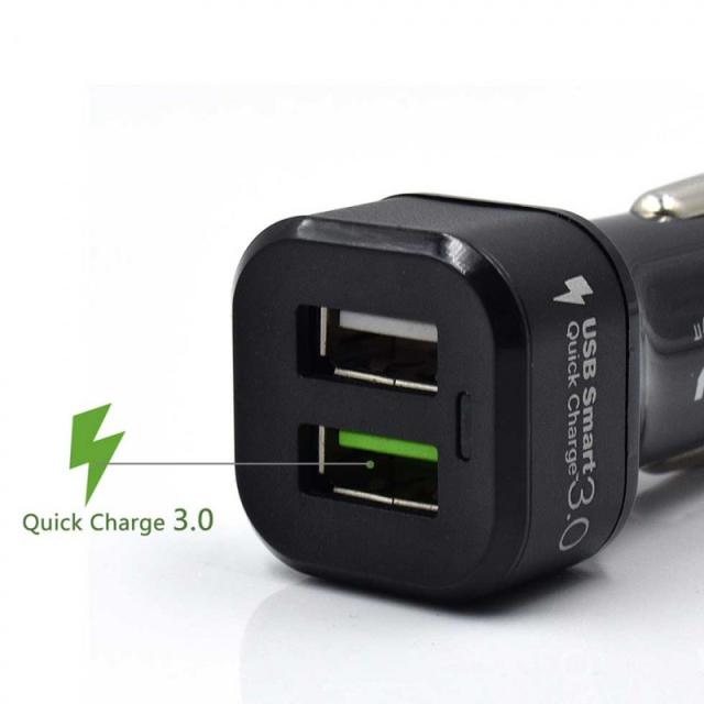 Welly Enjoy IT - WY11001 cargador de dispositivo móvil Universal Negro Encendedor de cigarrillos Carga rápida Auto