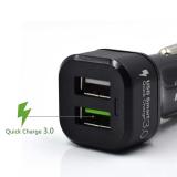 Welly Enjoy IT - WY11001 cargador de dispositivo móvil Universal Negro Encendedor de cigarrillos Carga rápida Auto