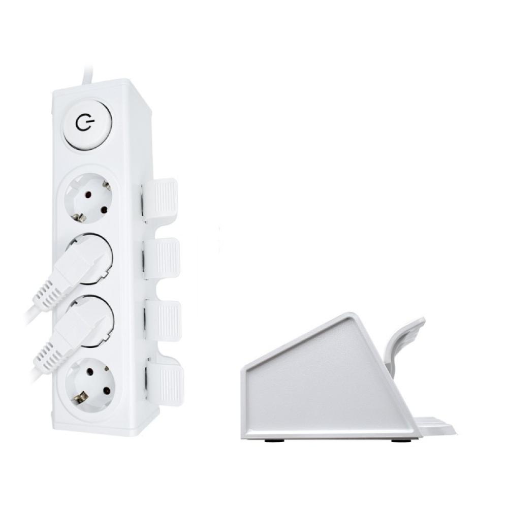 Welly Enjoy IT - WY13160 base múltiple 1,5 m 4 salidas AC Interior Blanco