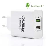 Welly Enjoy IT - WY11101 cargador de dispositivo móvil Blanco Corriente alterna Carga rápida Interior