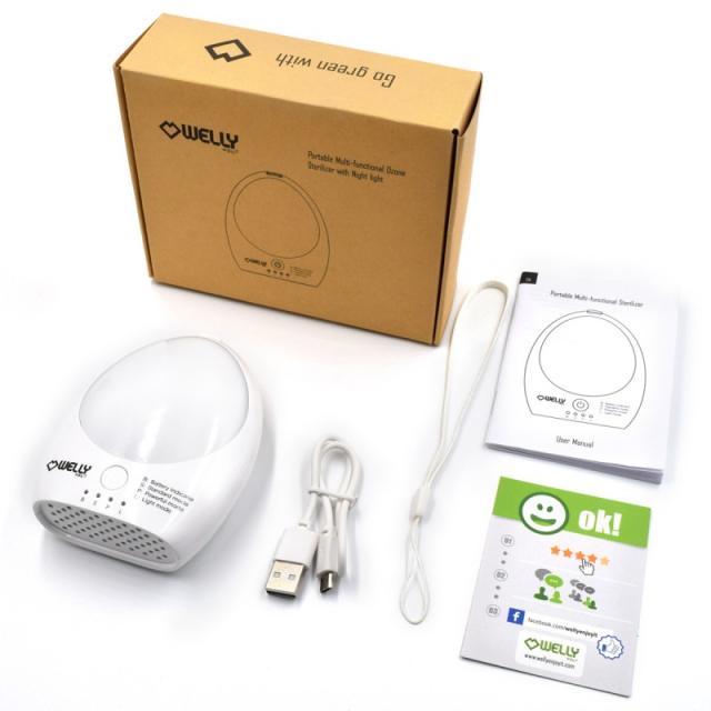 Welly Enjoy IT - WY20000 esterilizador de ozono Blanco 3 m² 0,005 g/h