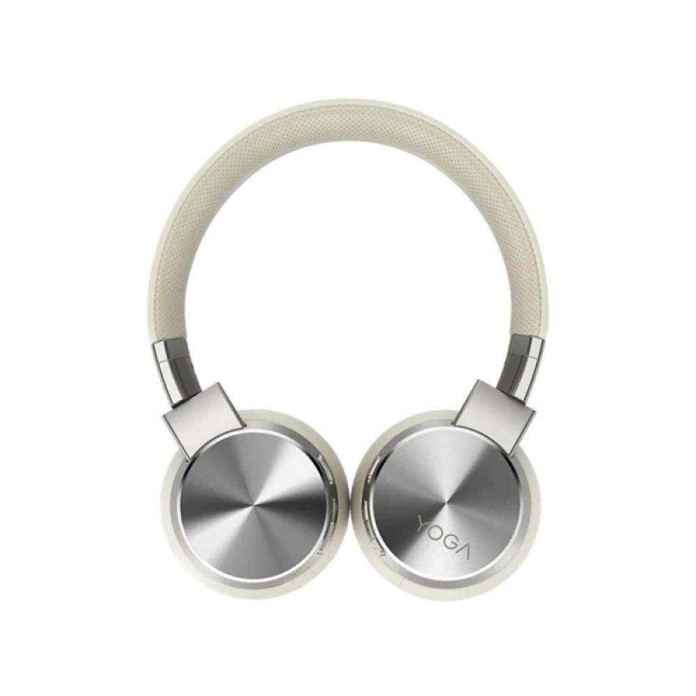 Lenovo - Yoga Auriculares Inalámbrico y alámbrico Diadema Bluetooth Crema de color, Blanco