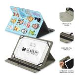 SUBBLIM - Funda Tablet Universal TRENDY CASE ANIMALS 11"