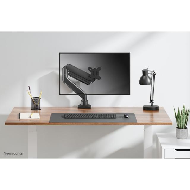 Neomounts - DS70-450BL1 Brazo de monitor 17-42" - resorte de gas - Topfix - Tope-a-180°