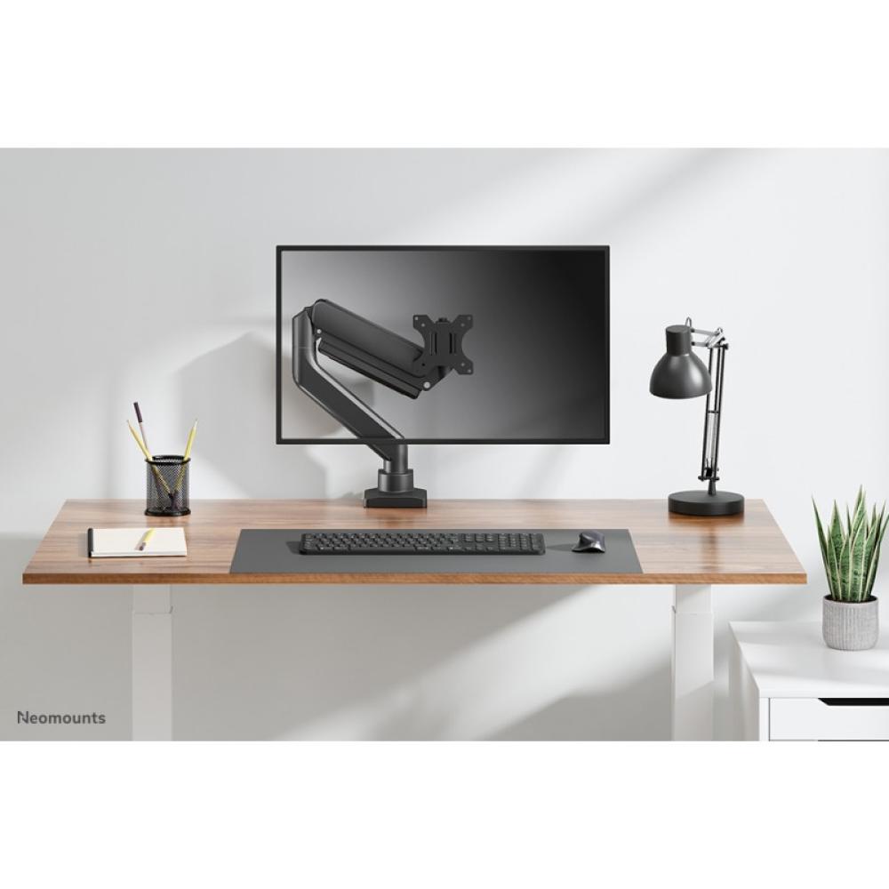 Neomounts - DS70-450BL1 Brazo de monitor 17-42" - resorte de gas - Topfix - Tope-a-180°