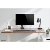 Neomounts - DS70-450BL1 Brazo de monitor 17-42" - resorte de gas - Topfix - Tope-a-180°
