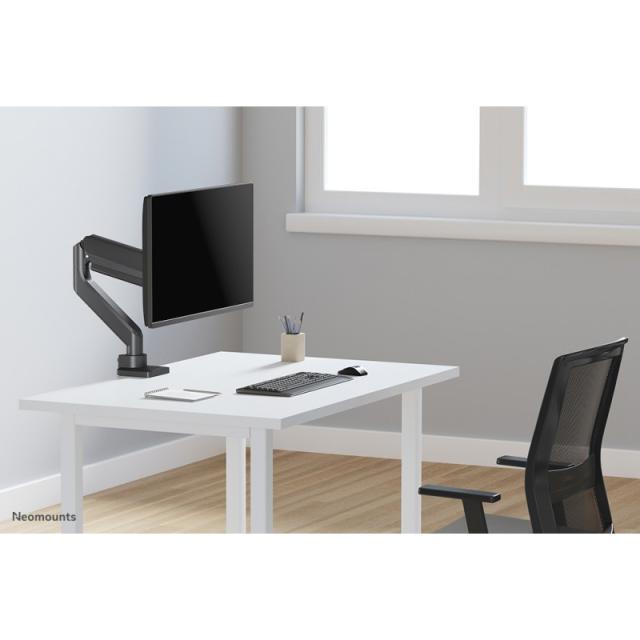 Neomounts - DS70-450BL1 Brazo de monitor 17-42" - resorte de gas - Topfix - Tope-a-180°
