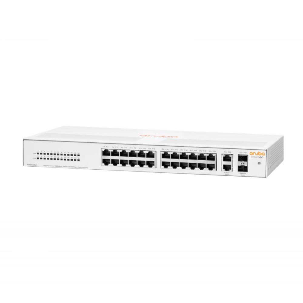 HPE - Aruba Networking Aruba Instant On 1430 26G 2SFP No administrado L2 Gigabit Ethernet (10/100/1000) 1U