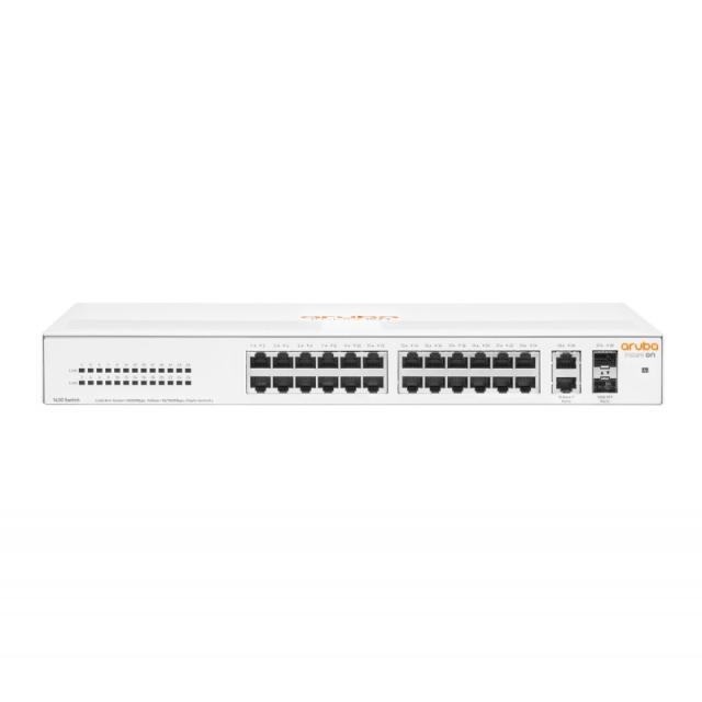 HPE - Aruba Networking Aruba Instant On 1430 26G 2SFP No administrado L2 Gigabit Ethernet (10/100/1000) 1U