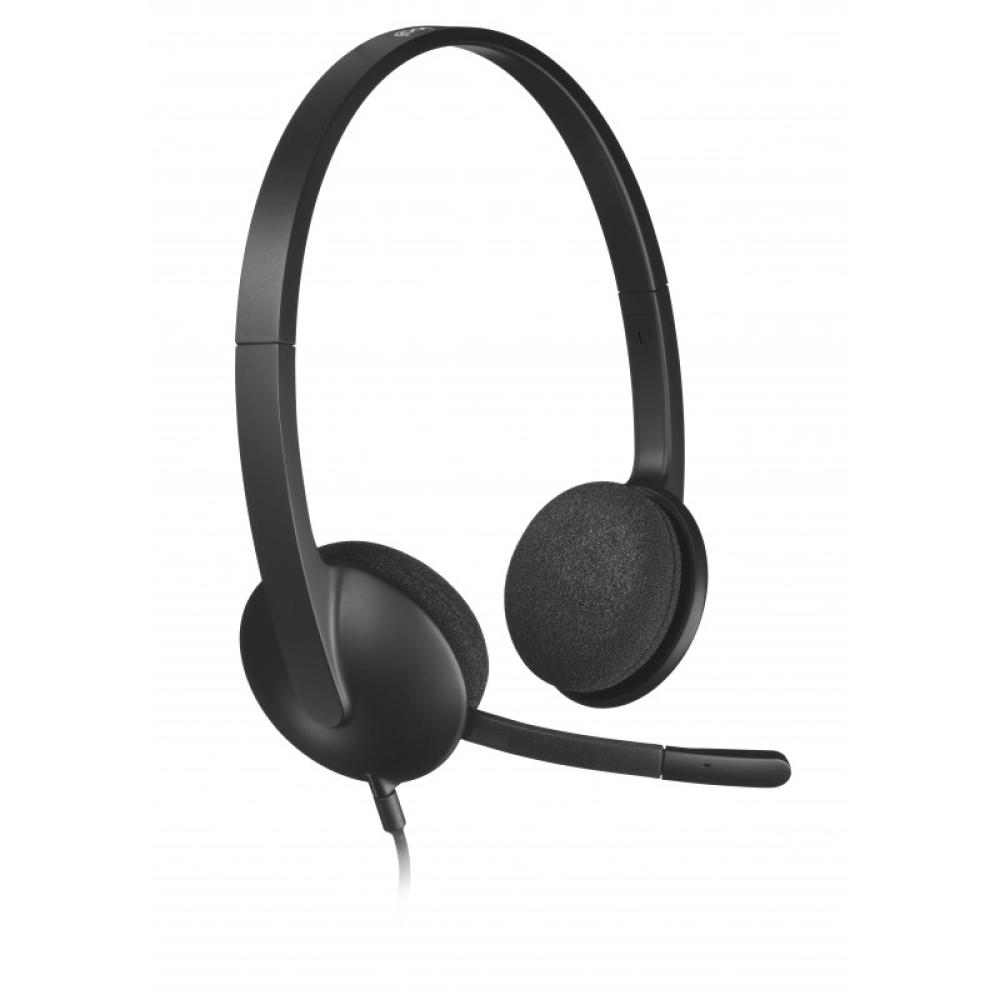 Logitech - 981-000475 auricular y casco Auriculares Alámbrico Diadema Oficina/Centro de llamadas USB tipo A Negro
