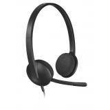Logitech - 981-000475 auricular y casco Auriculares Alámbrico Diadema Oficina/Centro de llamadas USB tipo A Negro