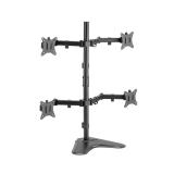Equip - Soporte de mesa articulado para monitor cuádruple de 17"-32