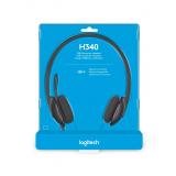 Logitech - 981-000475 auricular y casco Auriculares Alámbrico Diadema Oficina/Centro de llamadas USB tipo A Negro