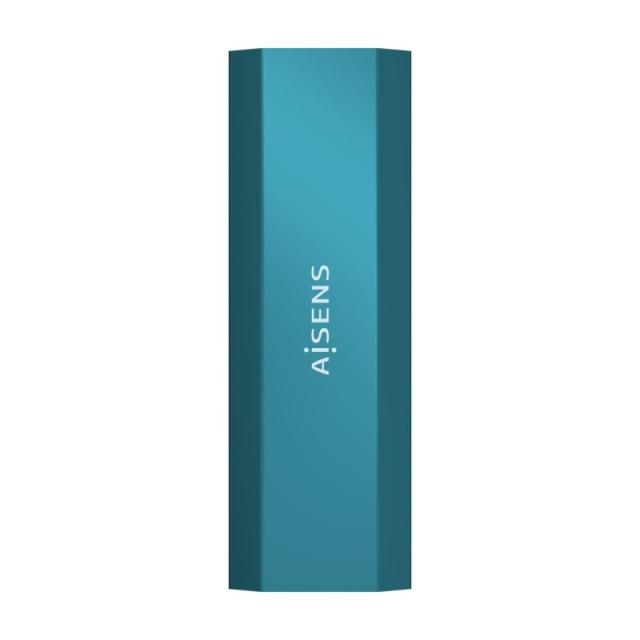 AISENS - Caja Externa M.2 (NGFF) ASM2-019BLU SATA/NVMe a Usb3.1 Gen2, Azul