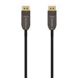 AISENS - Cable DISPLAYPORT AOC V1.4 8K@60Hz 4K@120Hz 4:4:4 32.4Gbps, DP/M-DP/M, Negro, 50M