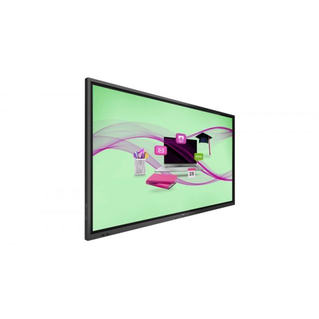 Philips - Signage Solutions E-Line Pantalla plana para señalización digital 165,1 cm (65") ADS Wifi 350 cd / m² 4K Ultra HD Negr