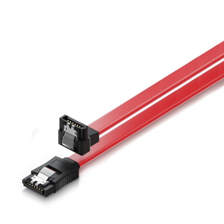 Ewent - EC1514 cable de SATA 0,5 m SATA 7-pin Negro, Rojo