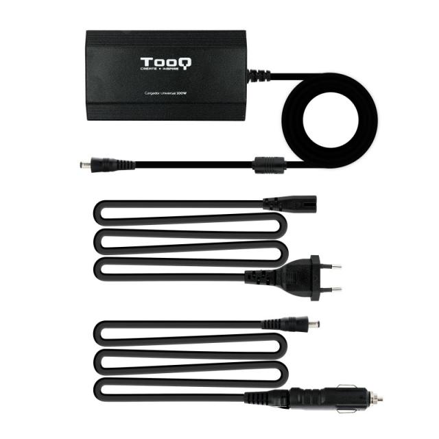 TooQ - CARGADOR UNIVERSAL PORTATIL TQLC-100BS01M 100W 3 EN 1 USB