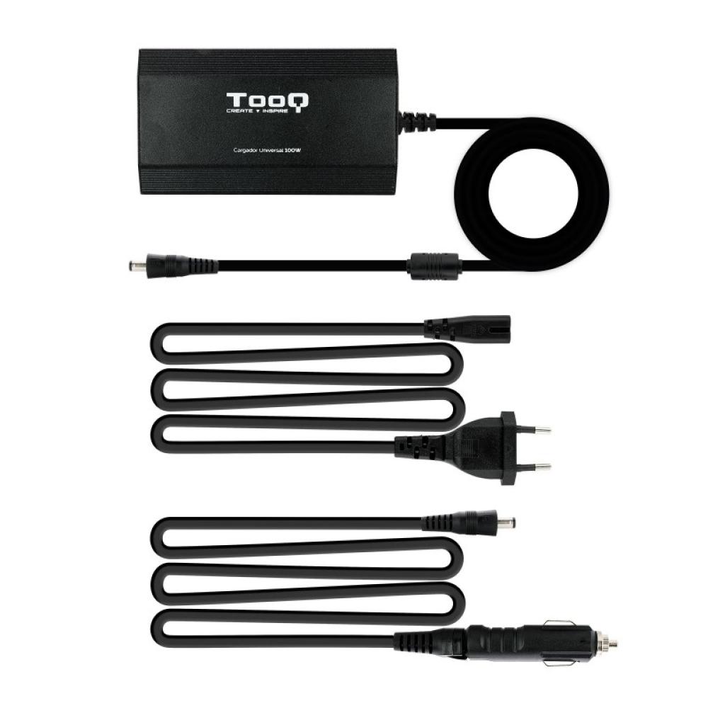 TooQ - CARGADOR UNIVERSAL PORTATIL TQLC-100BS01M 100W 3 EN 1 USB