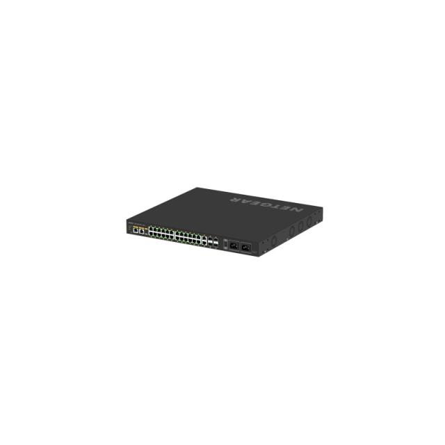 NETGEAR - GSM4230UP Gestionado L2/L3 Gigabit Ethernet (10/100/1000) Energía sobre Ethernet (PoE) 1U Negro