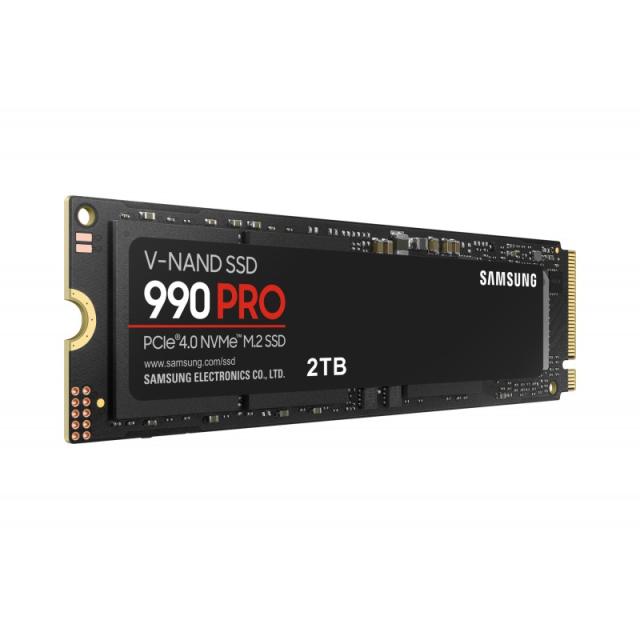Samsung - 990 PRO 2 TB M.2 PCI Express 4.0 NVMe V-NAND MLC