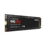 Samsung - 990 PRO 2 TB M.2 PCI Express 4.0 NVMe V-NAND MLC