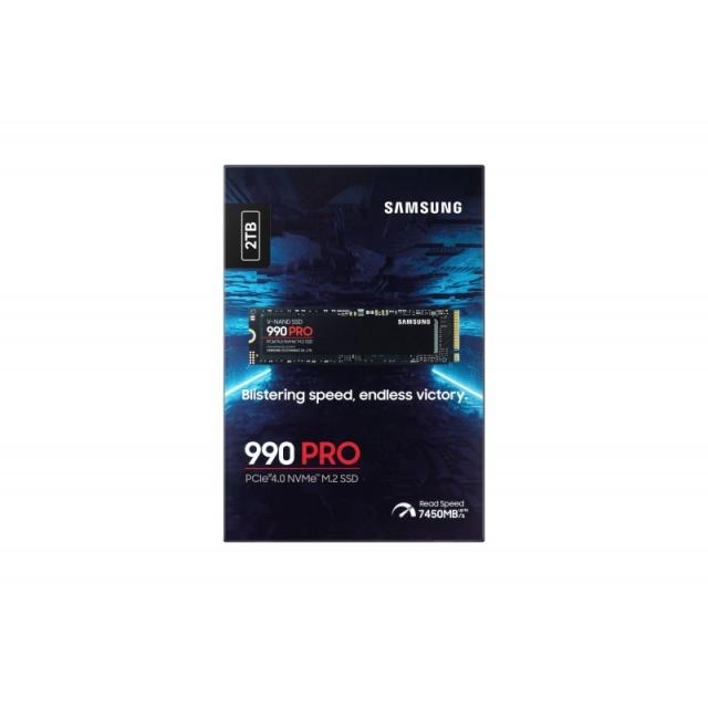 Samsung - 990 PRO 2 TB M.2 PCI Express 4.0 NVMe V-NAND MLC