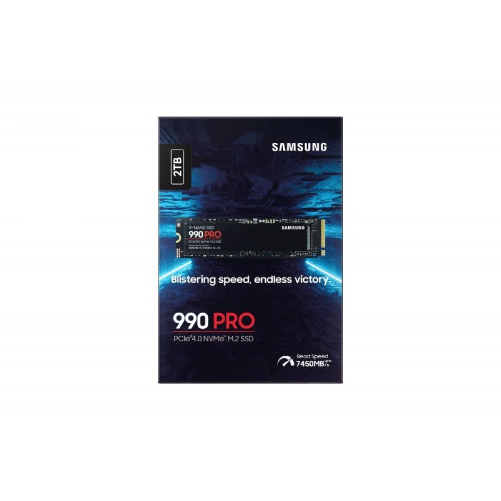 Samsung - 990 PRO 2 TB M.2 PCI Express 4.0 NVMe V-NAND MLC