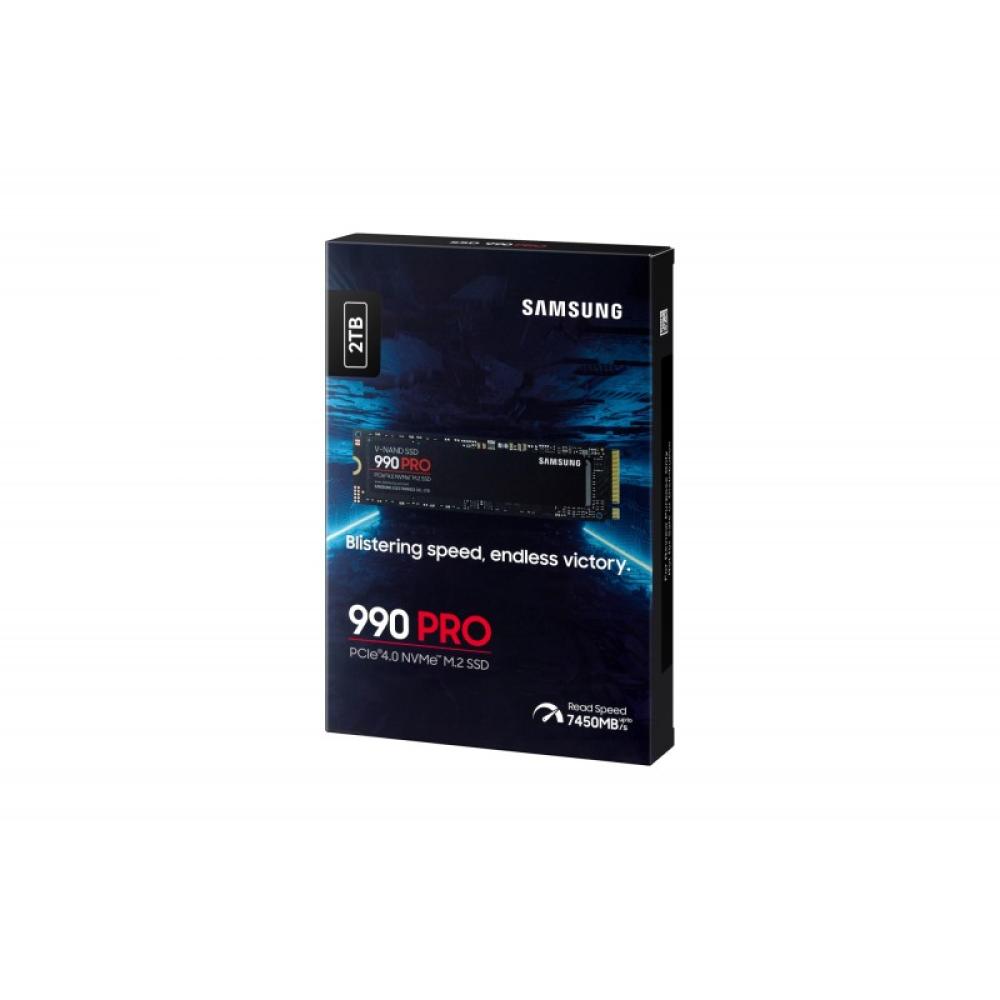 Samsung - 990 PRO 2 TB M.2 PCI Express 4.0 NVMe V-NAND MLC