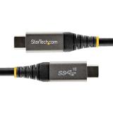 StarTech.com - Cable de 1m USB-C de 10Gbps - Cable USB Tipo C Certificado por USB-IF - Cable USB TipoC USB 3.2 Gen 2 - Con Carga
