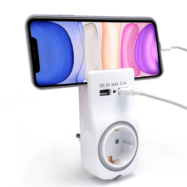 Welly Enjoy IT - WY13030 cargador de dispositivo móvil Smartphone, Tableta Blanco Corriente alterna Interior