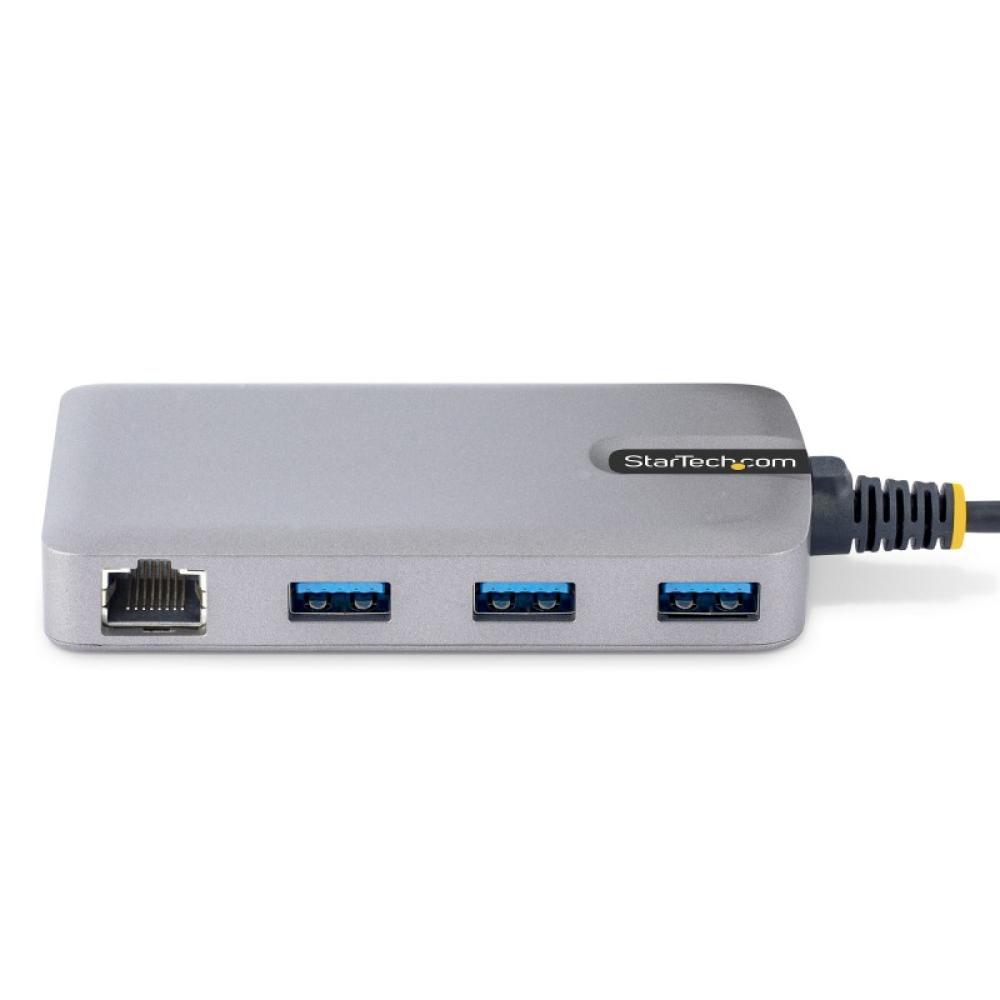 StarTech.com - Hub USB de 3 Puertos USBA - USB 3.0 de 5Gbps - Alimentado por el Bus - Concentrador USB de 3 Puertos USB-A - Ladr