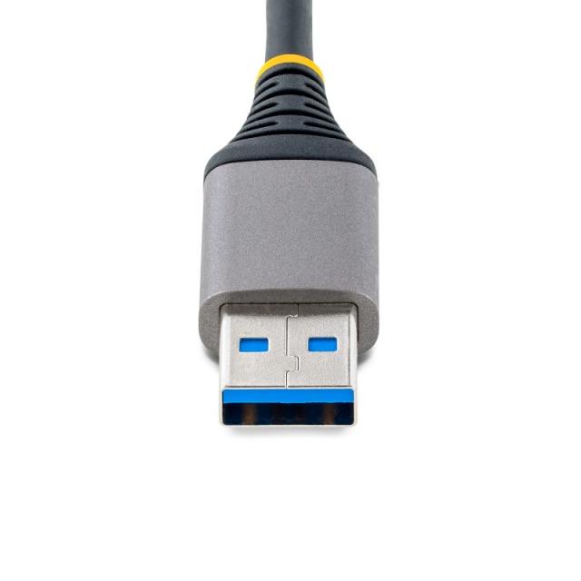StarTech.com - Hub USB de 3 Puertos USBA - USB 3.0 de 5Gbps - Alimentado por el Bus - Concentrador USB de 3 Puertos USB-A - Ladr
