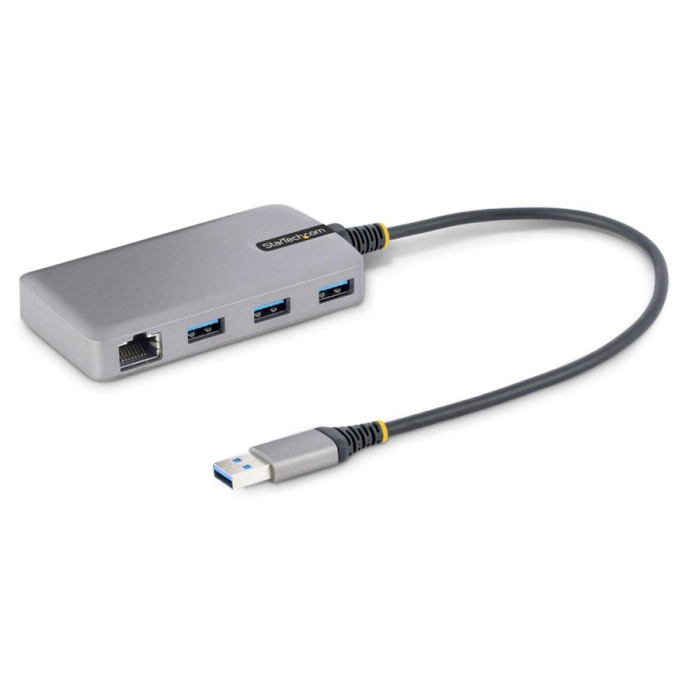 StarTech.com - Hub USB de 3 Puertos USBA - USB 3.0 de 5Gbps - Alimentado por el Bus - Concentrador USB de 3 Puertos USB-A - Ladr