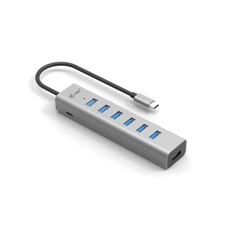 i-tec - USB-C Charging Metal HUB 7 Port