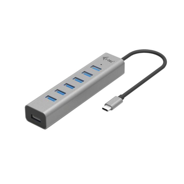 i-tec - USB-C Charging Metal HUB 7 Port