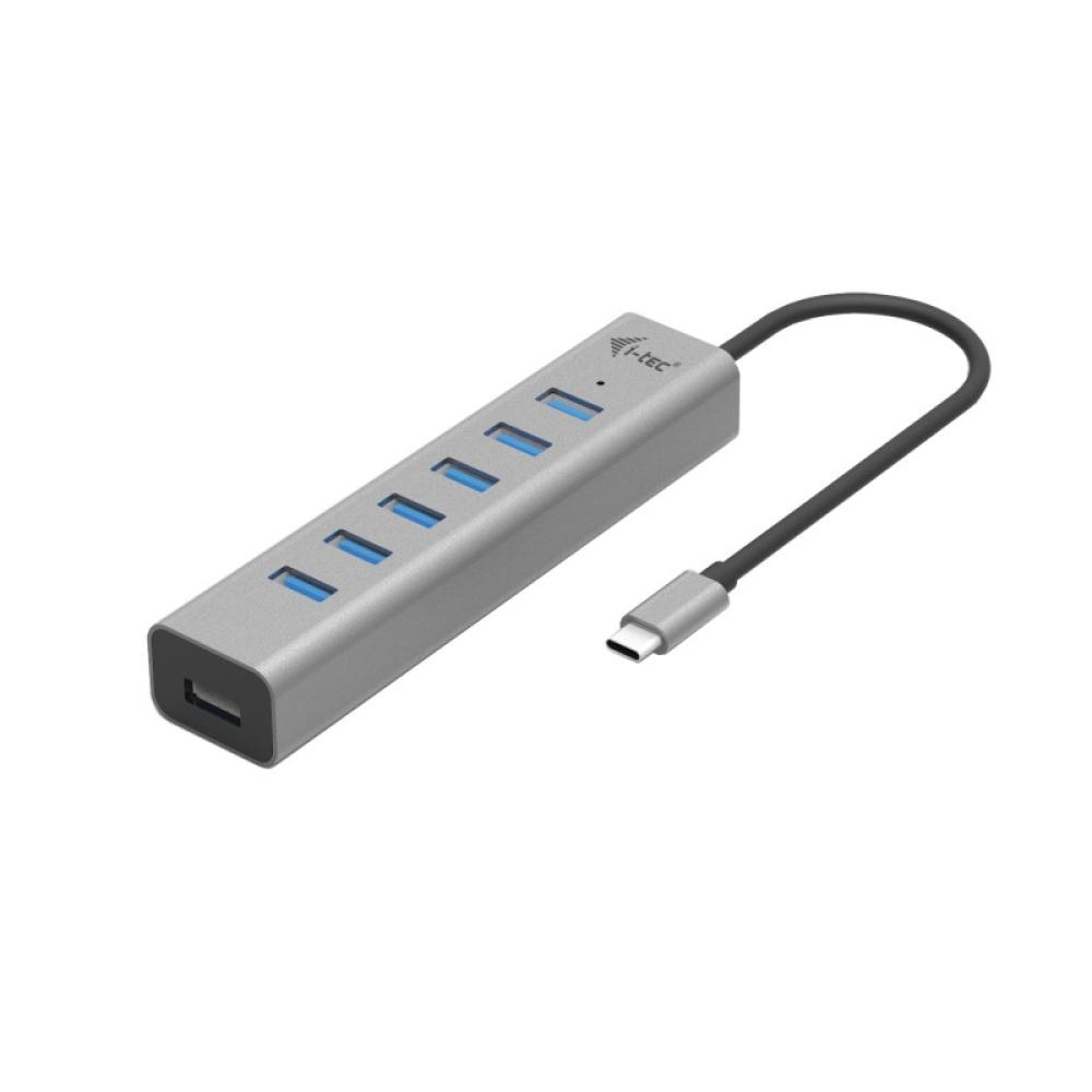i-tec - USB-C Charging Metal HUB 7 Port