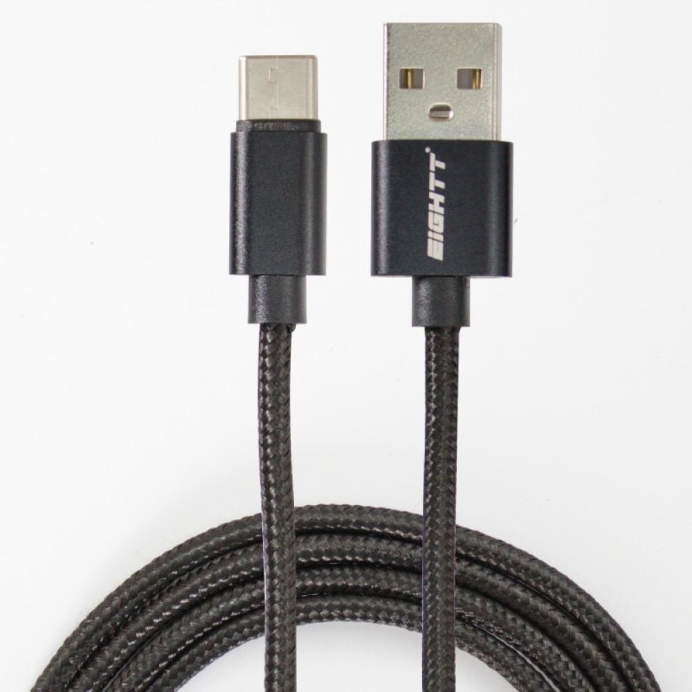 Eightt - ECT-4B cable USB USB 2.0 1 m USB C USB A Negro